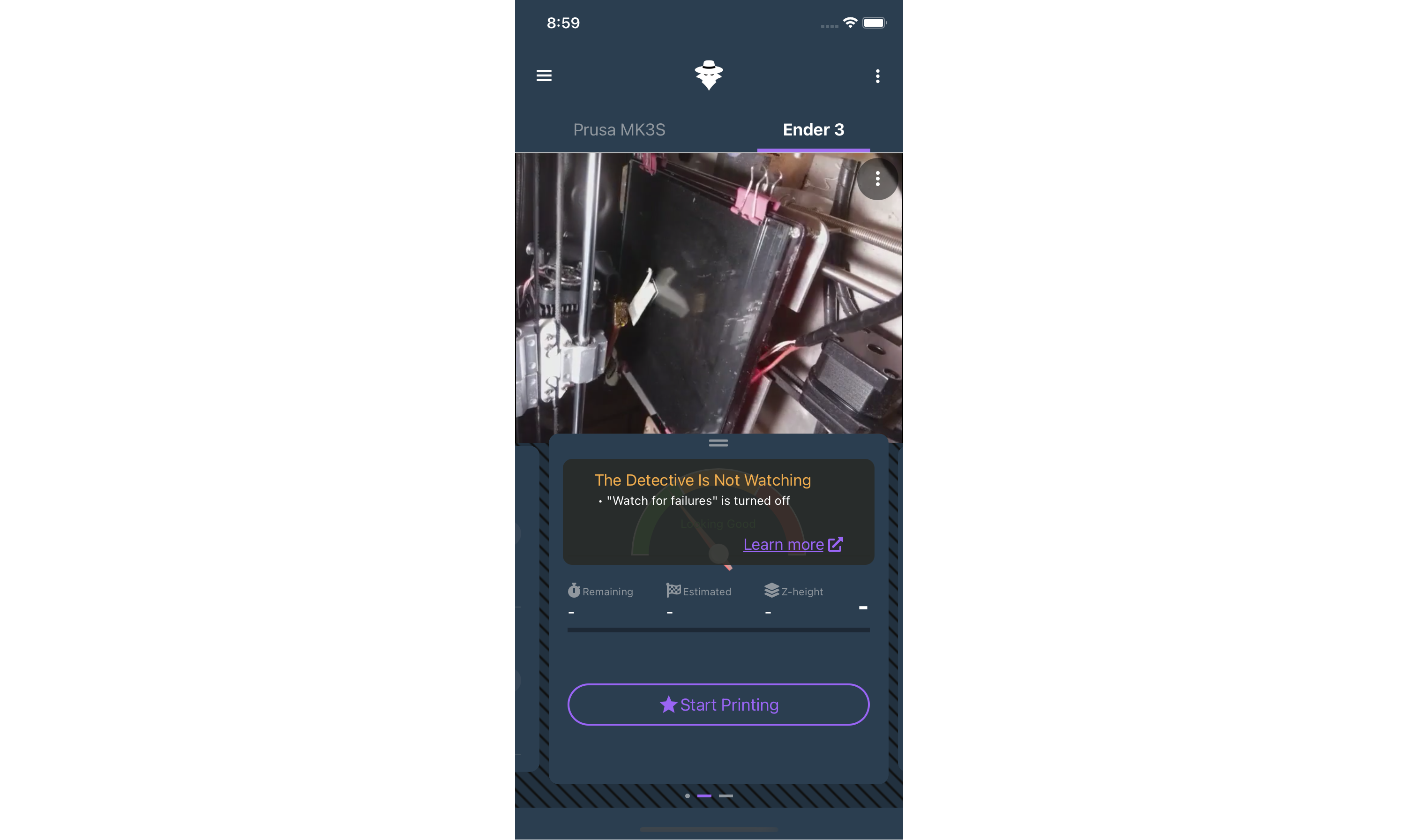 TSD Wizard Page