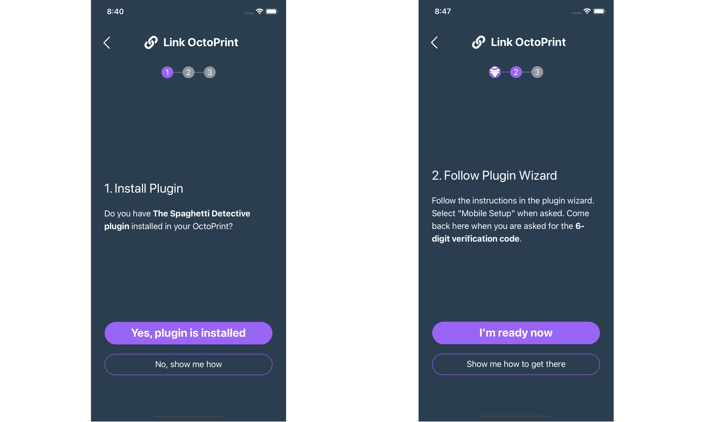 TSD Wizard Page