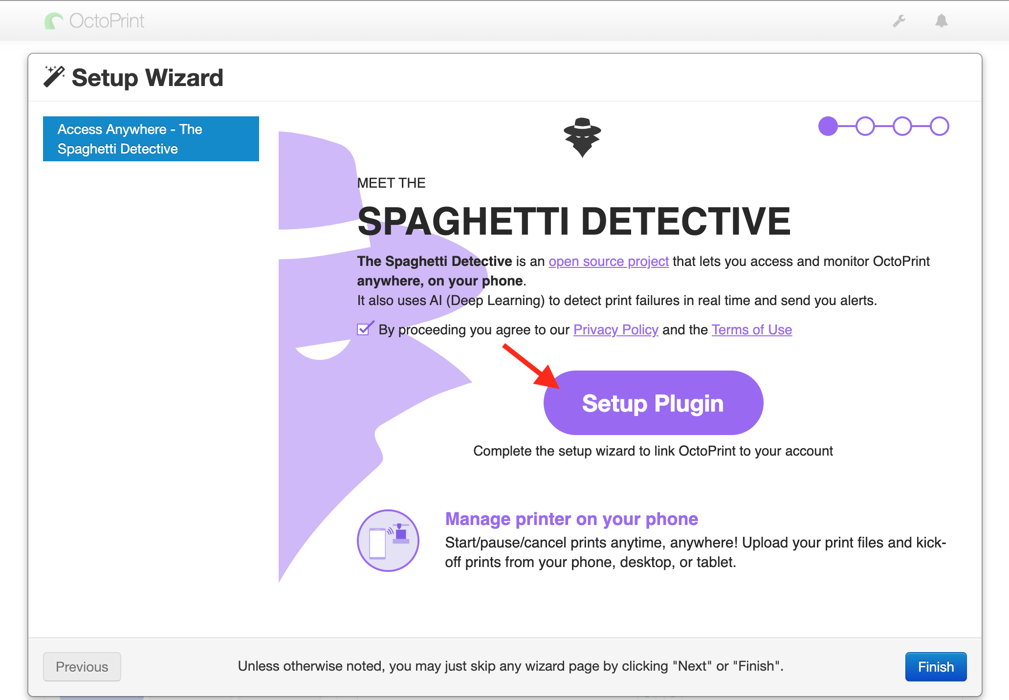 TSD Wizard Page